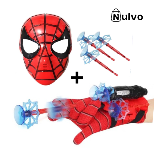 Kit lançador de teia do Homem Aranha - Seja um Super Herói