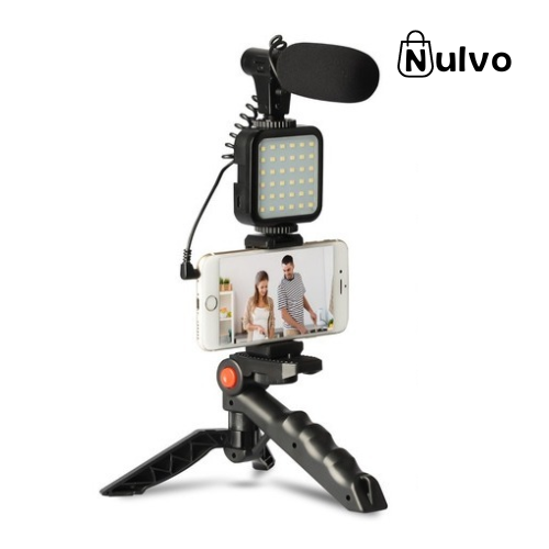 Kit De Fotografia & Vídeo com alta qualidade Nulvo - Controle Bluetooth