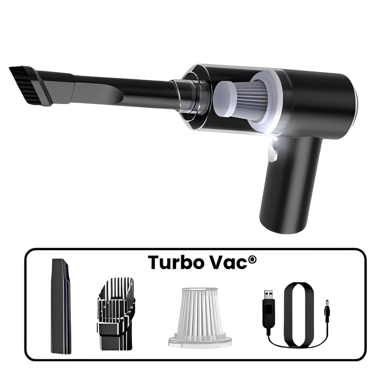 Aspirador de pó portátil TurboVac® - Alta Potência