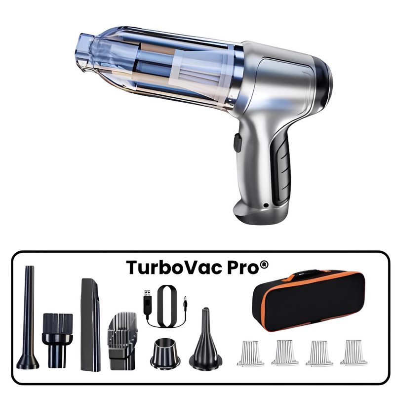 Aspirador de pó portátil TurboVac® - Alta Potência